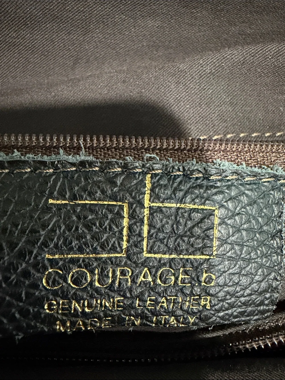 Courage. B Italian Handmade Leather Bag